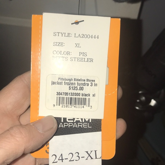 NEW NFL Pittsburgh Steelers stadium 3 in 1 jacket coat - Picture 6 of 9